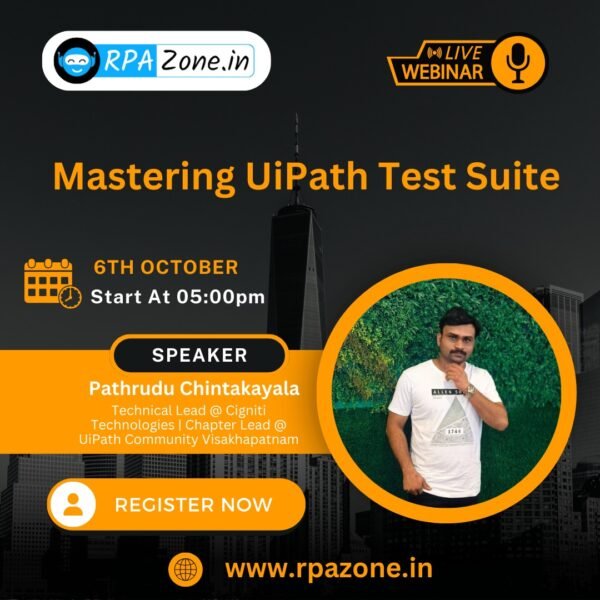 Mastering Uipath Test Suite