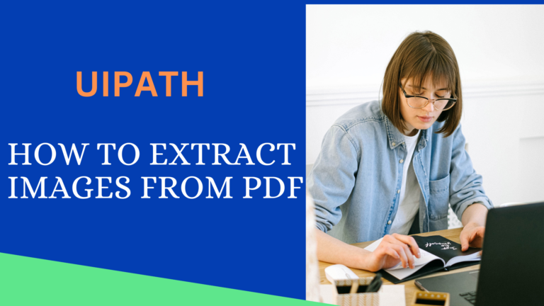 How to extract images from PDF Using UiPath
