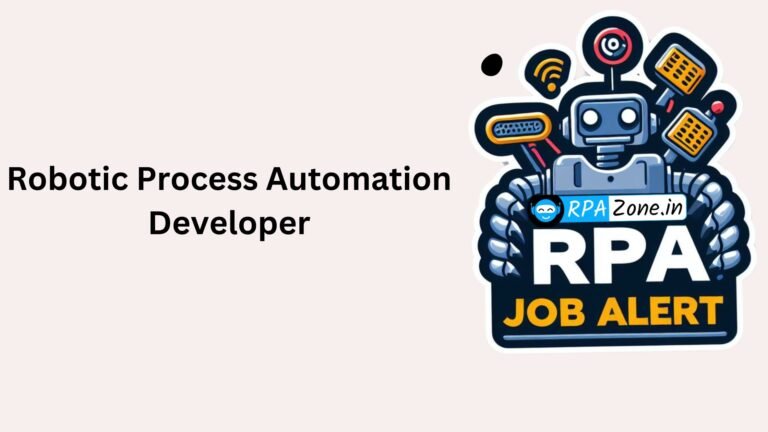 Robotic Process Automation Developer jobs