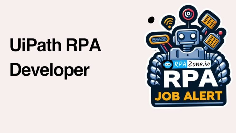 UiPath RPA Developer