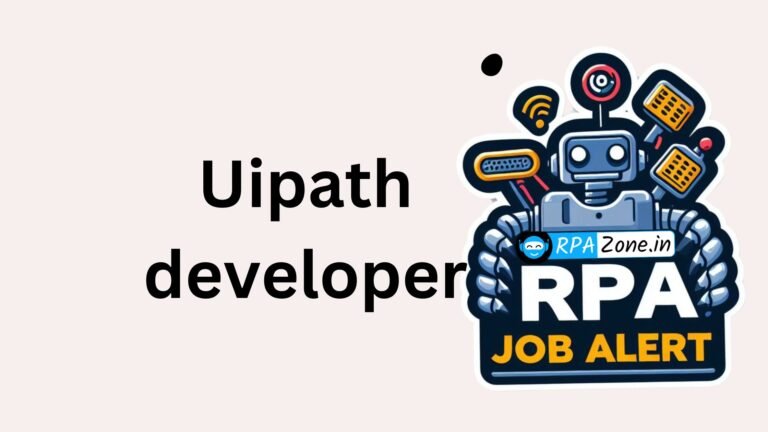 Uipath developer