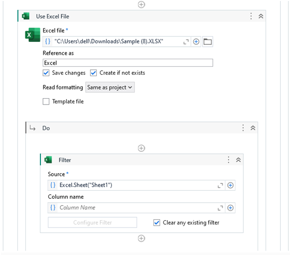 How to Filtering Excel Data in UiPath